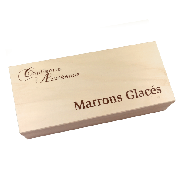 Boîte de 250 g de marrons glacés entiers nus (Retrait uniquement en  magasin, pas d'expédition)