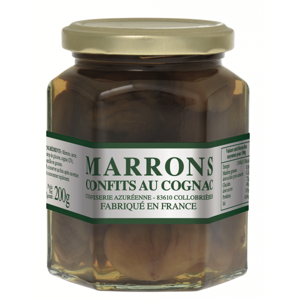 Marrons Confits au Cognac 200 g