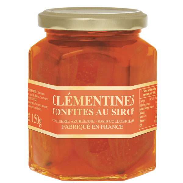 Clémentines confites 150g