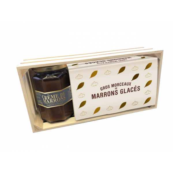 ASSORTIMENT CREME DE MARRONS+ MORCEAUX DE MARRONS GLACES
