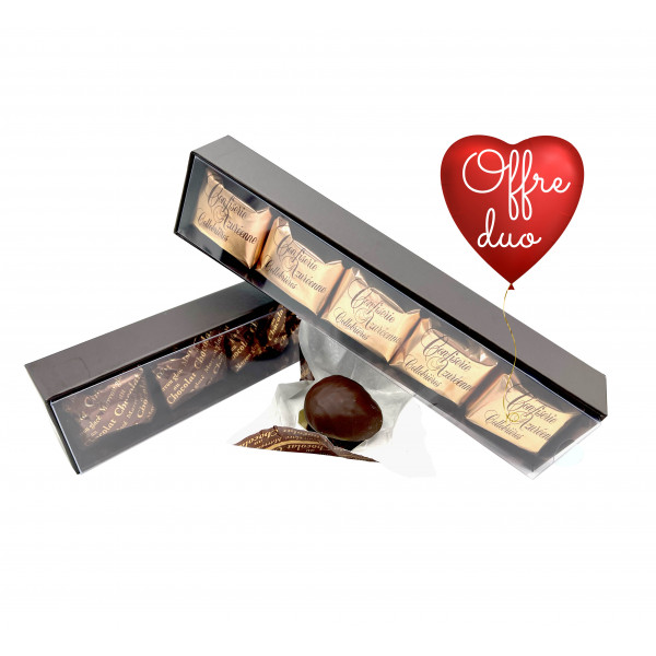 Duo marrons glacés chocolat