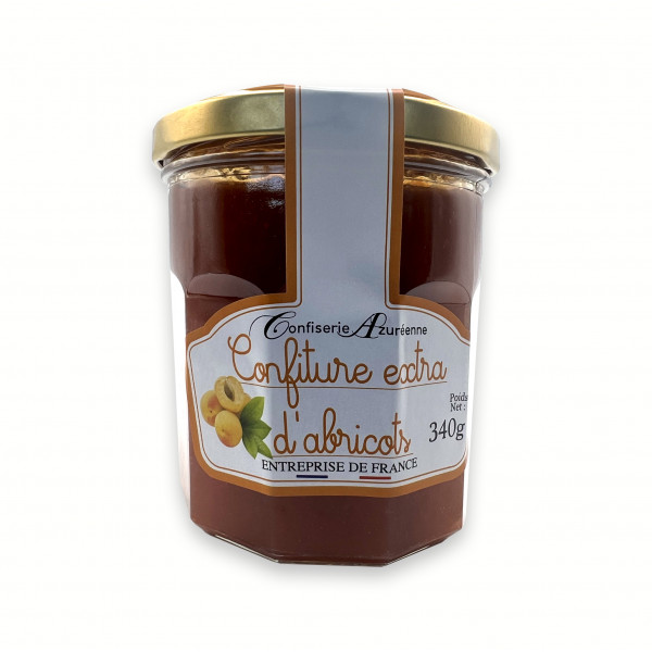 Confiture extra d'abricots 340g