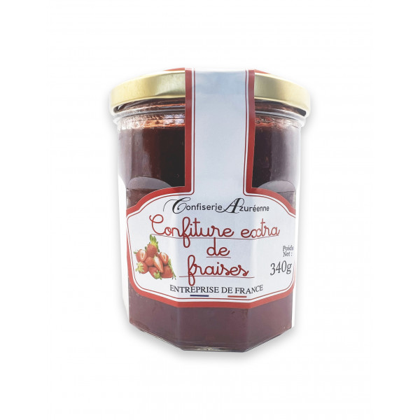 Confiture extra de fraises 340g