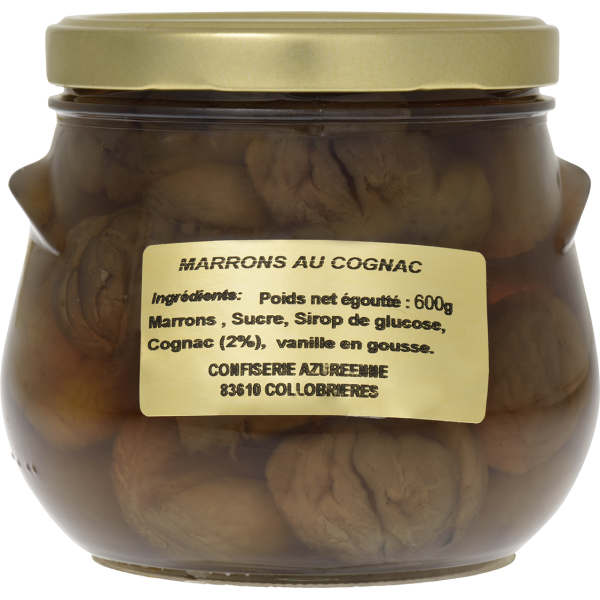 Marrons Confits au Cognac 600g