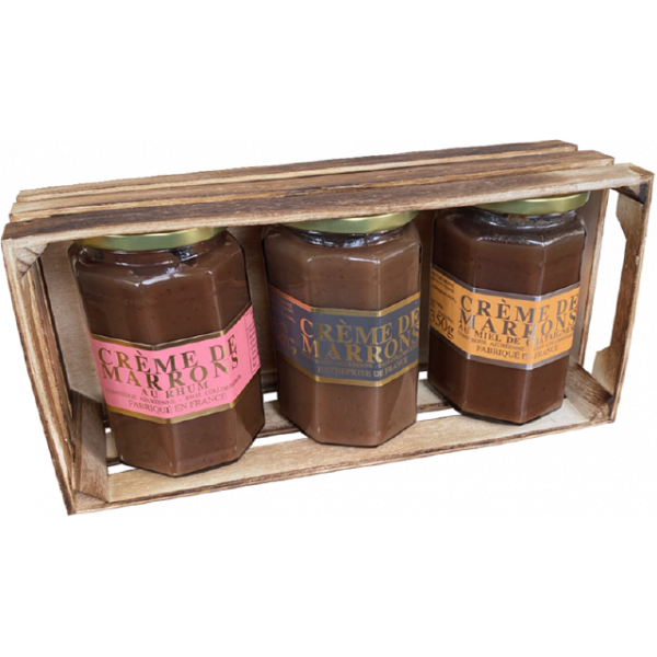 ASSORTIMENT CRÈME NATURE-RHUM-MIEL