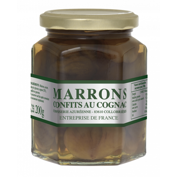 Marrons Confits au Cognac 200 g