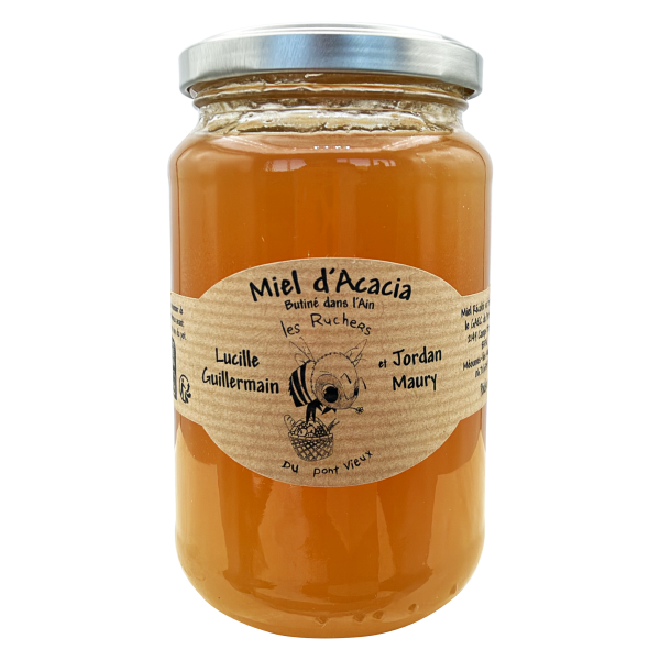 Miel d’acacia – Pot de 500 g