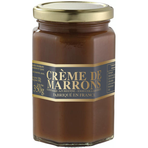 Crème de marrons 350 gr - Confiserie Azuréenne